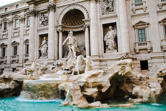 Rome - The famous Trevi-Fountain