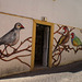 Birds mural.
