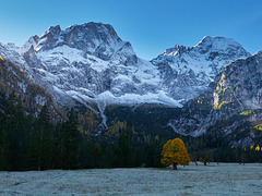 Der Winter schaut vorbei - im Karwendel