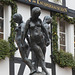 Bonn- Statue Outside Knusperhauschen (Gingerbread House)