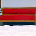 Das Rote Sofa im Schnee