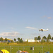Piper Cherokee(?) Takeoff at Rockycany Airport, Rokycany, Plzensky kraj, Bohemia(CZ), 2015