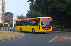 DSCF3487 Yellow Buses (RATP) 804 (YN08 NKH) in Bournemouth - 26 Jul 2018