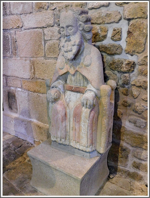 (Eglise paroissiale Saint-Jean (Saint-Maden) (22) - Statue de Saint-Jacques