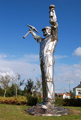 The Brownhills Miner, by John McKenna, Chester Road, Brownhills, West Midlands