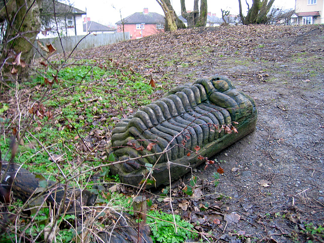 The Dudley Bug, a wooden Trilobite
