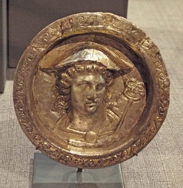 Ornamental Roundel from a Horse Bridel with Hermes in the Princeton University Art Museum, April 2017