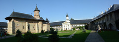 Romania, Neamț Monastery Courtyard