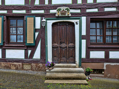 Detail of a house in Herrstein - Hunsrück - Germany