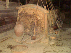 Ancient wine press.