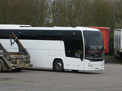 Bland's FP 2963 (GO63 OXF) at the Volvo depot near Ely - 21 Mar 2024 (P1170760)