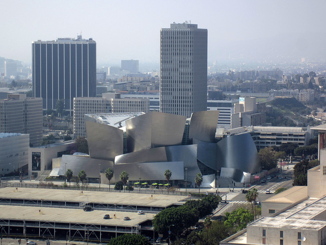View Of Disney Hall From Los Angeles City Hall (2837)