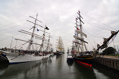 Sail 2015 – Tall ships in the lock at IJmuiden