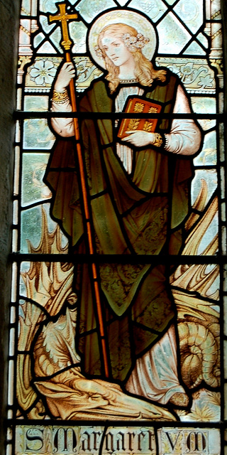 Saint Margaret of Scotland, East Window Carsington Church, Derbyshire