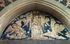 st michael's church, brighton, sussex (88)tympanum over west doorway by c.w. frank holford