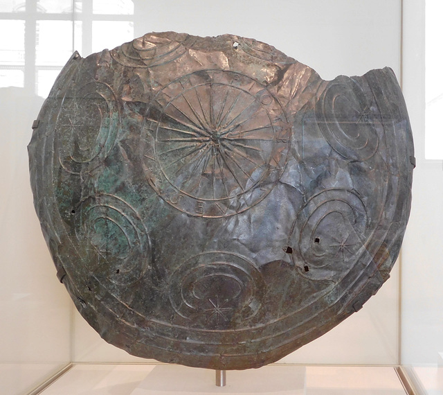Hellenistic Bronze Shield in the Metropolitan Museum of Art, August 2019