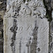 st nicholas church, rochester, kent (4)mid c18 tombstone of john parry with flowers and skulls