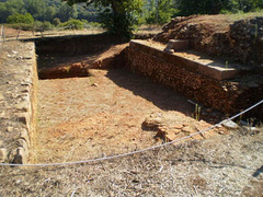 Ruins of Ammaia, old Roman town.