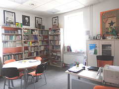 Esperanto-fako de la Podlaĥia Biblioteko en la centro Ludoviko Zamenhof en Bjalistoko