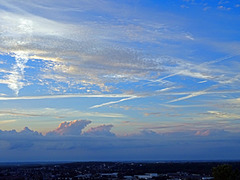 Clouds above Landgraaf Netherlands