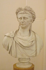 Bust of the Emperor Claudius in the Naples Archaeological Museum, July 2012