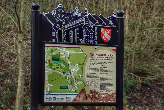 Manor Park Heritage sign