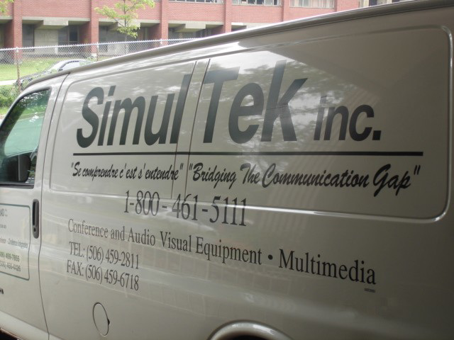 Simul Tek truck / Lettrage Simulation