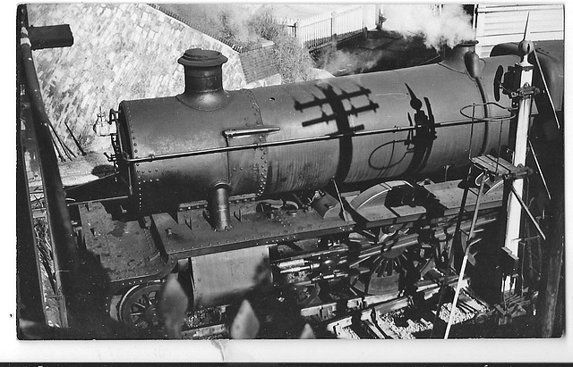GWR 4-6-0  - a Hall class locomotive, I think, at Highbridge in the early 1960s