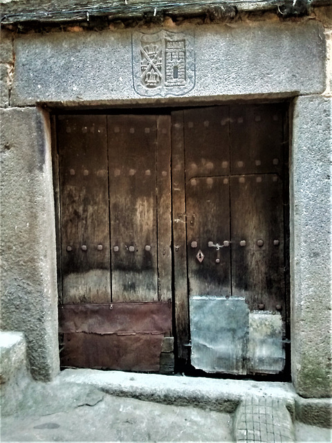 Old door. La Alberca, Salamanca Province.