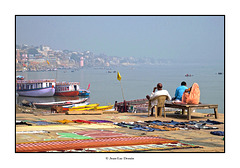 Petit matin cool sur le Gange