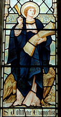 Saint John, East Window, Carsington Church, Derbyshire