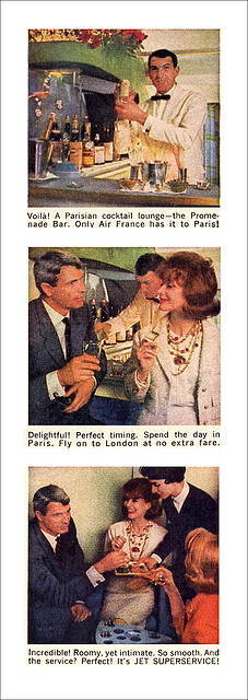 Air France Ad (detail), 1961