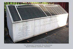 The Berkshire Yeomanry Memorial Reading 10 10 2019