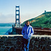Golden Gate selfie - 1986