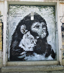 Street art, by Rosarlette, within the project "Empathy".