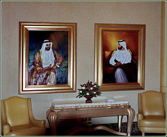 AbuDhabi : il presidente  Sheikh Zayed