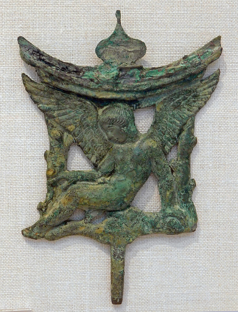 Bronze Support for a Mirror with Seated Eros in the Metropolitan Museum of Art, August 2019