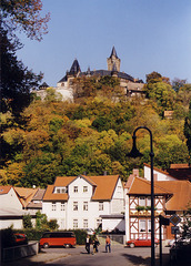Schloss Wernigerode im Oktober 2001
