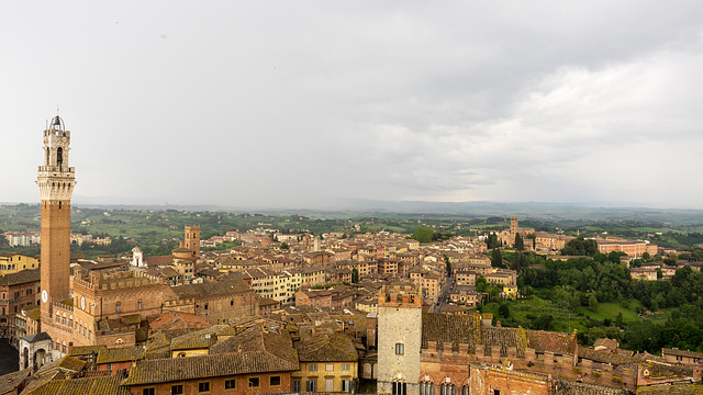 Panorama of Siena, Toscana