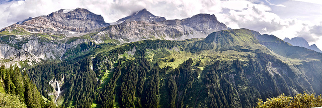 Swiss mountains at the Klausen Pass