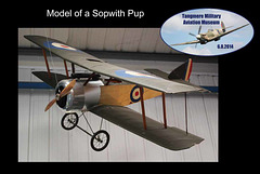Sopwith Pup model - Tangmere 6 8 2014