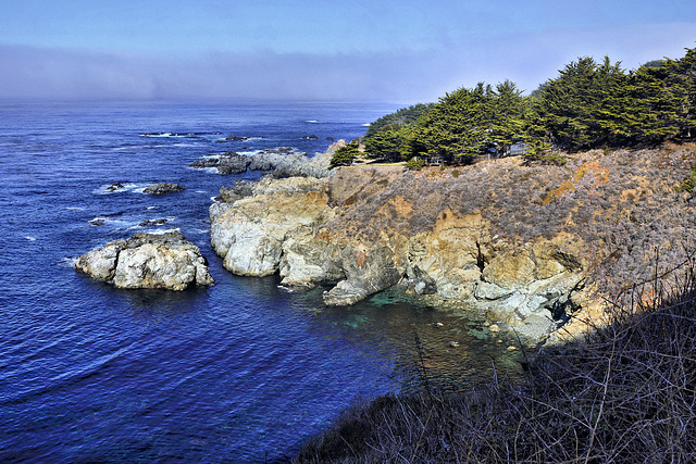 The Morning Mist Rolls In, Take 1 – Hurricane Point, Big Sur, Monterey County, California