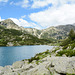 Bulgaria, Pirin Mountains, The Fish Lake, Mt. Muratov Vrah (2669 m) - left and Mt. Vihren (2914 m) - right