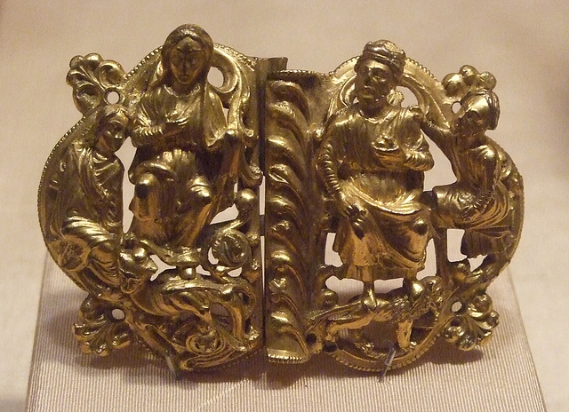 Gilt Bronze Clasp in the Cloisters, June 2011