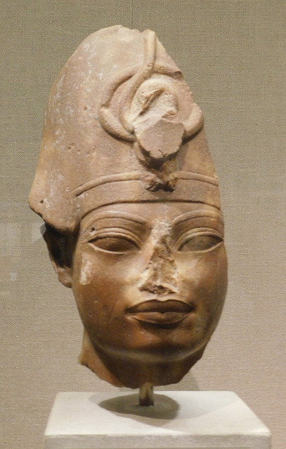 Amenhotep III in the Blue Crown in the Metropolitan Museum of Art, September 2018