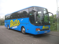 Belle Coaches  BX05 UVO in Bury St Edmunds - 1 Aug 2012 ( DSCN8559)