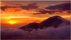 Sunrise from Summit of Mount Batur, Bali