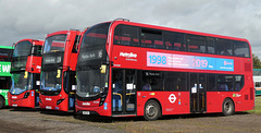 Metroline hybrid buses  at Showbus - 29 Sep 2019 (P1040641)