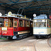 Leipzig 2015 – Straßenbahnmuseum – Tram 179 and 1464 in the museum