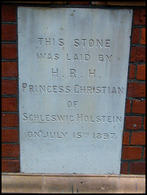 Princess Christian stone